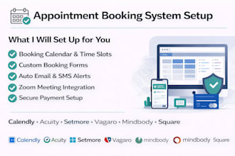 setup calendly setmore acuity scheduling square appointment booking schedule