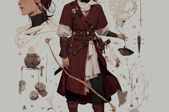 dnd character art and dnd character art