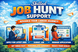 skilled job hunt support apply for latest jobs submit job and manage application