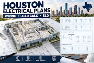 do houston electrical approve plans, nec load calculations and wiring diagram
