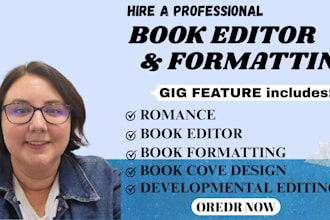 edit, proofread, and format your manuscript into a clean, beautifully design