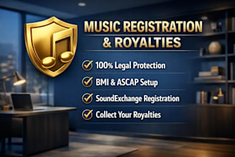 register your music with soundexchange and music publishing