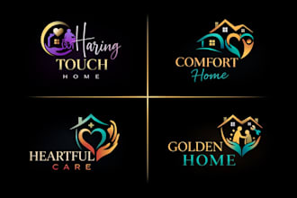 design medical, healthcare, home care logo, home care flyer, home care website