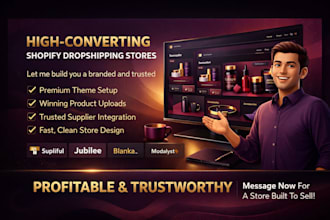 build shopify dropshipping store design via supliful jubilee blanka modalyst