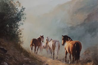 paint an oil replica of any painting with free shipping