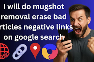 do mugshot removal erase bad articles negative links on google search