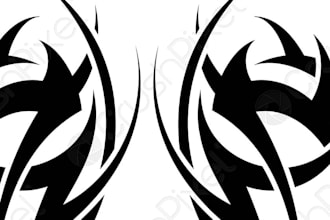 do a newschool, cartoony tattoo design