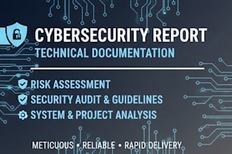 write a professional cybersecurity report or technical documentation