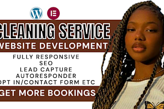 cleaning business website, commercial cleaning, cleaning service landing page