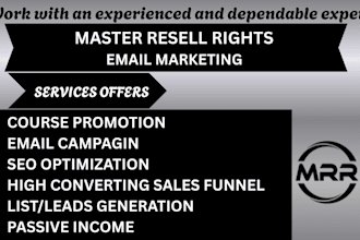 generate consistent sales for your master resell rights via email