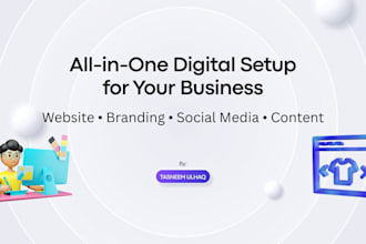 create your complete online presence website branding and social media