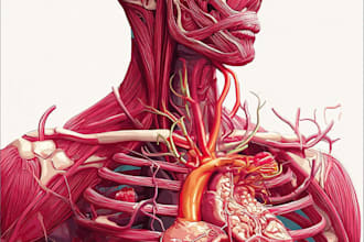 custom medical anatomy illustrations