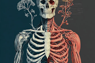 custom human anatomy illustrations medical scientific art