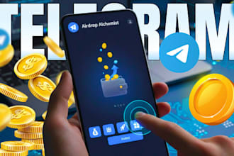 develop airdrop telegram bot for your company