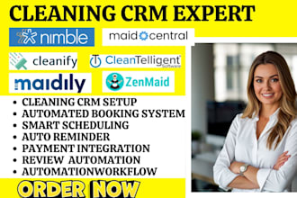 setup cleaning CRM maidily zenmaid cleantelligent cleanify maidcentral nimble