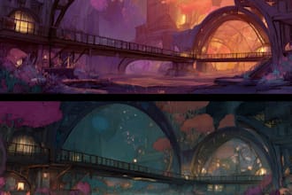 create environment concept art
