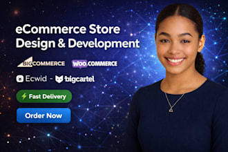 design big commerce big cartel store ecwid website development woocommerce