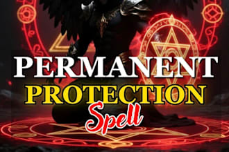 cast powerful protection spell with aura cleansing, evil eye and home protection