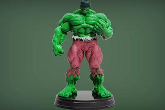 make realistic 3d action figure,3d statue,comic miniature,for 3d printing,zbrush