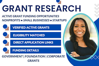 research active grant funding opportunities for your nonprofit or small business