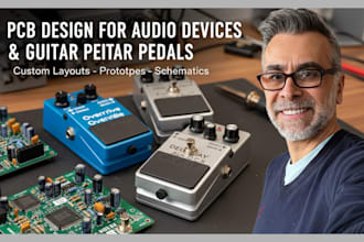 printed circuit board pcb design for audio devices and guitar pedals