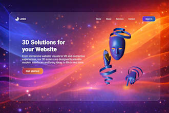 create 3d assets for websites