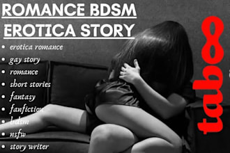 write hot erotic stories, kinky bdsm, nsfw erotica, romance, and sci fi ebooks
