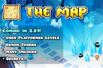 do geometry dash layout gameplay decor thumbnail solo level cube character gd