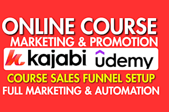 do kajabi online course promotion using youtube marketing, kajabi sales funnels
