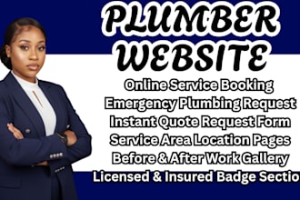 design a plumber website,  plumbing service site plumbing company site