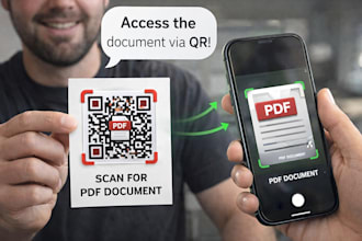 turn your PDF into a qr code that you can update after printing