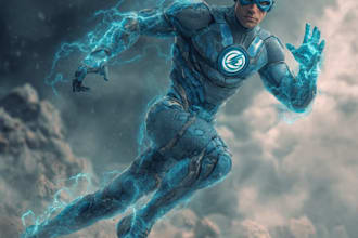 create your fantasy science fiction superhero character