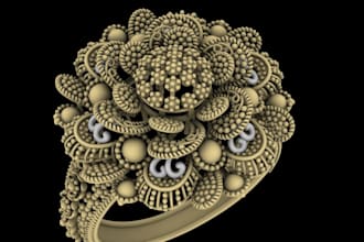 design professional 3d jewelry