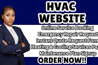 design a hvac website hvac service site hvac company site heating cooling site