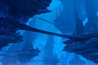 do cyberpunk futuristic city art