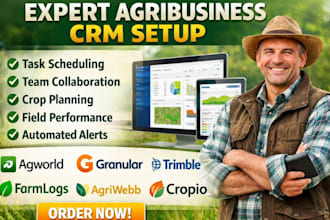 setu agribusiness CRM agworld granular trimble farmlogs agriwebb cropio agrisync