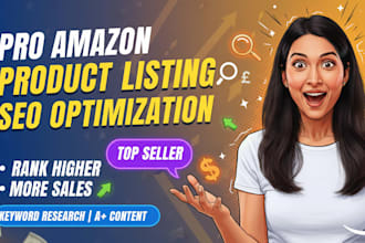 do amazon product listing optimization, fba listing, and SEO