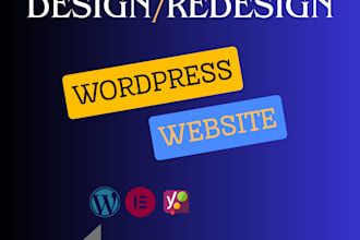 design, redesign or customize your wordpresss website