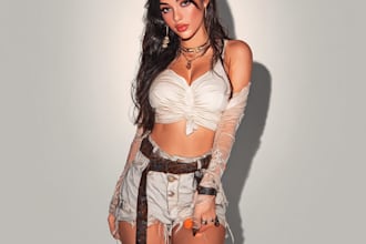 create an ai influencer model for instagram, fanvue,