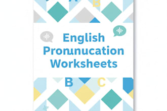 create custom english pronunciation worksheets in PDF