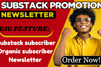 do organic substack promotion substack newsletter