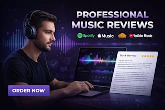 give detailed feedback and a written critique of your music project