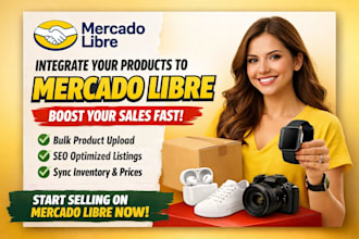 integrate your products to mercado libre marketplace to boost sales