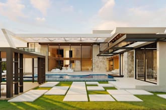 do modern 3d interior modelling exterior 3d home  rendering visualization design