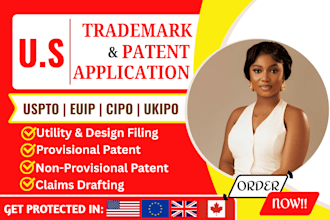 do patent search, patent draft and uspto patent filing