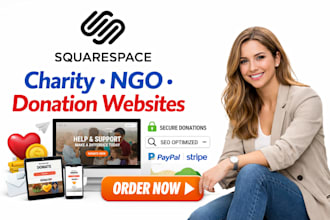 redesign charity foundation website ngo website donation campaign website