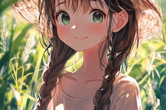 do a anime character