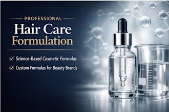create professional hair, scalp and beard care formulations