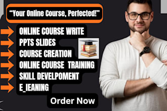 online course content, e course ppt, workbook, coursework, syllabus lesson plan