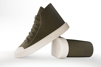 design and render professional 3d shoes, 3d shoe printing for brands  factories